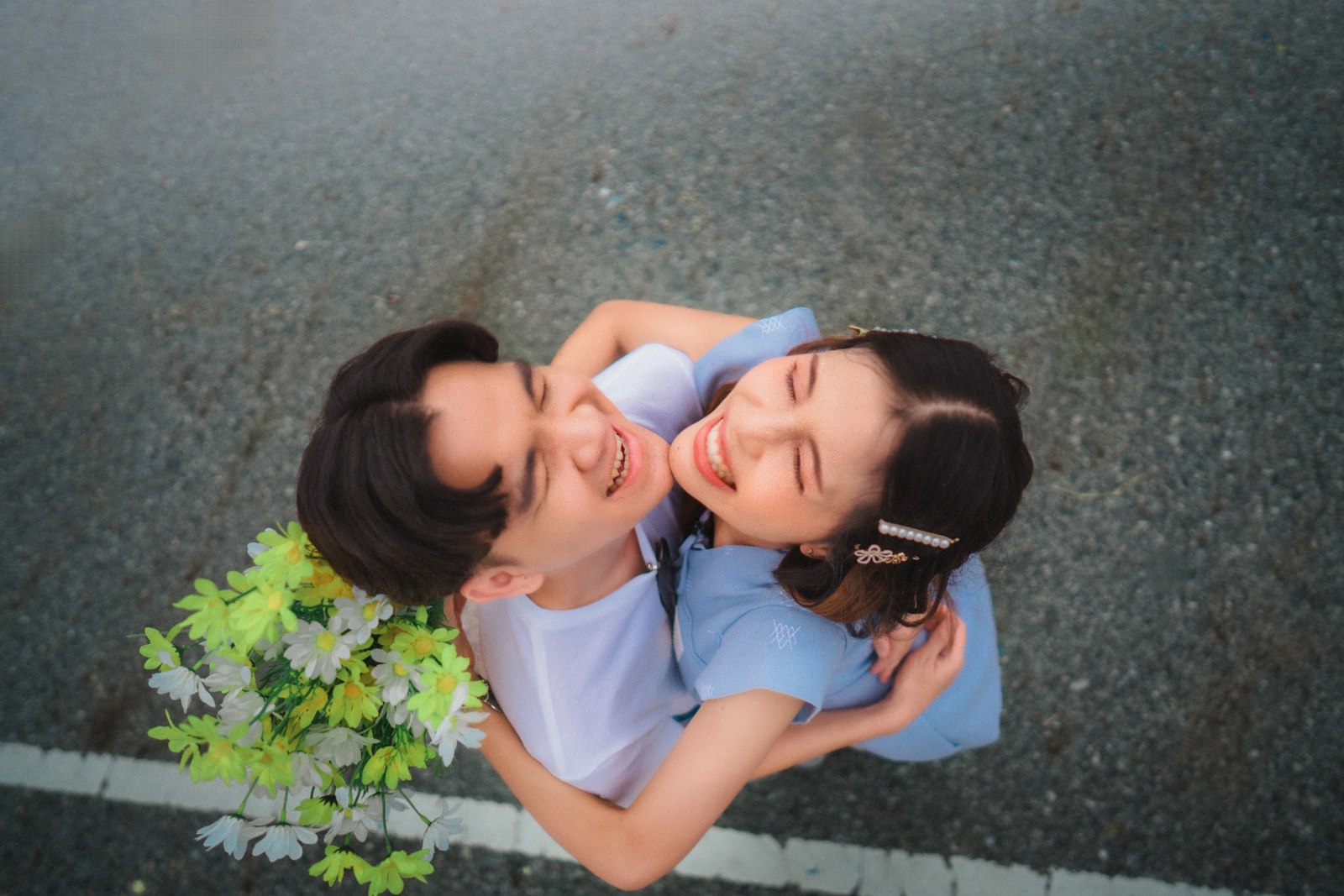 An overhead portrait of Amm and Hrung